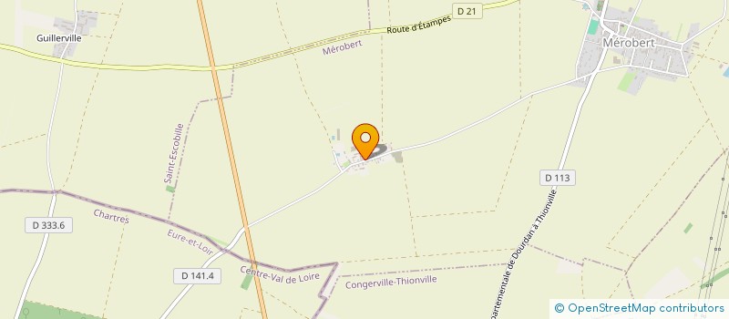 localisation de l'entreprise GFA DES QUATRES CHEMINS  MEROBERT