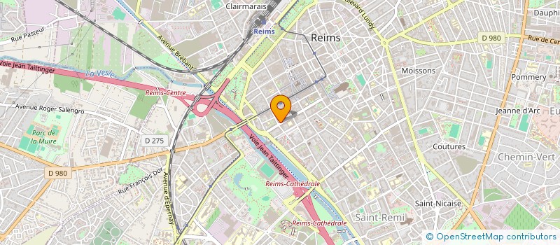 localisation de l'entreprise GFA DES QUINQUENNES  REIMS