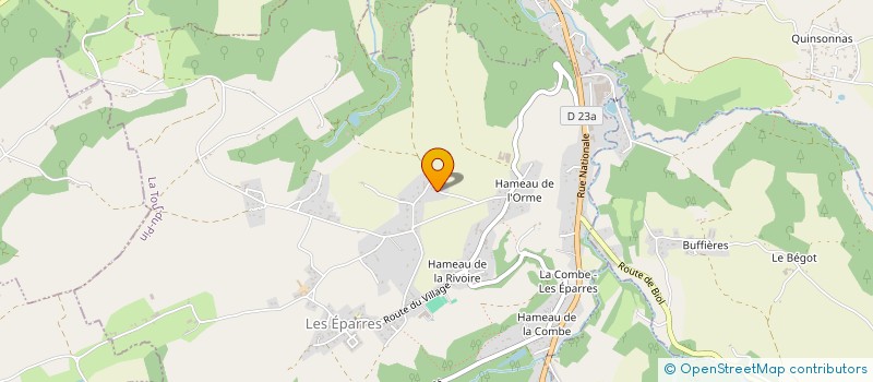 localisation de l'entreprise GFA DES REVILLES  LES EPARRES