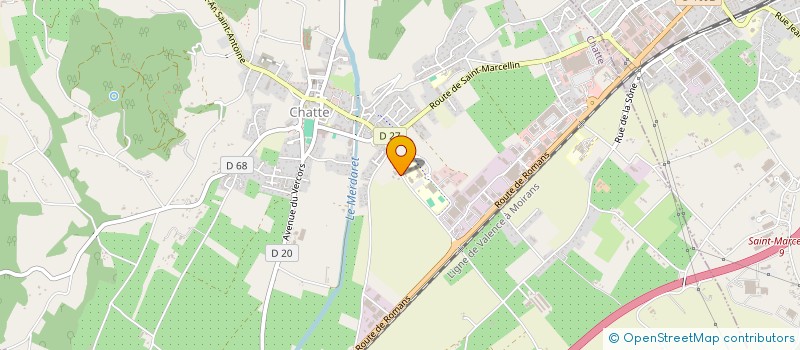 localisation de l'entreprise GFA DES REYNAUDS  CHATTE