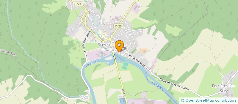 localisation de l'entreprise GFA DES RIVES DE SAONE à SCEY-SUR-SAONE-ET-SAINT-ALBIN