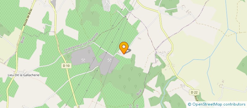 localisation de l'entreprise GFA DES ROSIERS à BIRAC