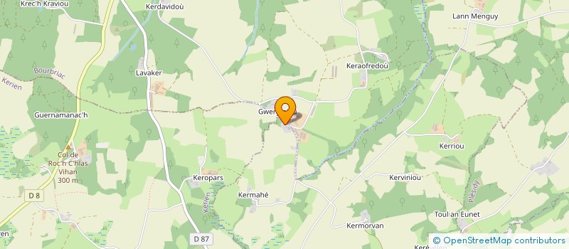 localisation de l'entreprise GFA DES ROSIERS  MAGOAR