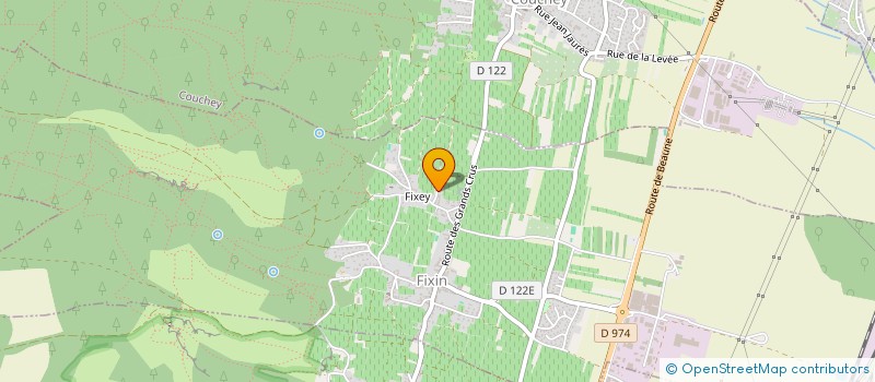 localisation de l'entreprise GFA DES ROSIERS  FIXIN