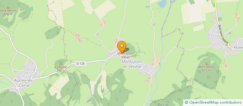 localisation de l'entreprise GFA DES ROSSIGNOLS  MONTJUSTIN-ET-VELOTTE