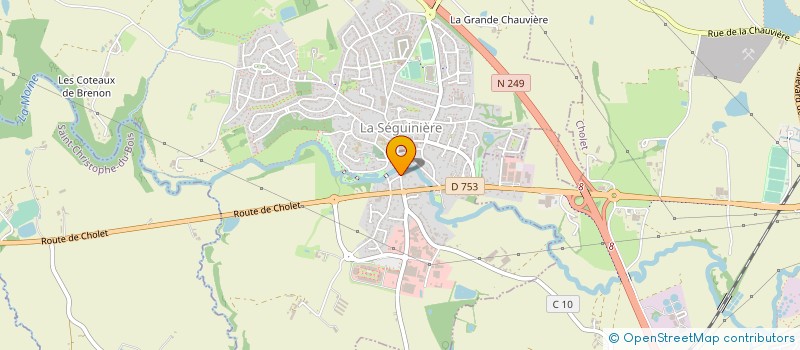localisation de l'entreprise GFA DES ROUGES TERRES DE LA FORET à LA SEGUINIERE