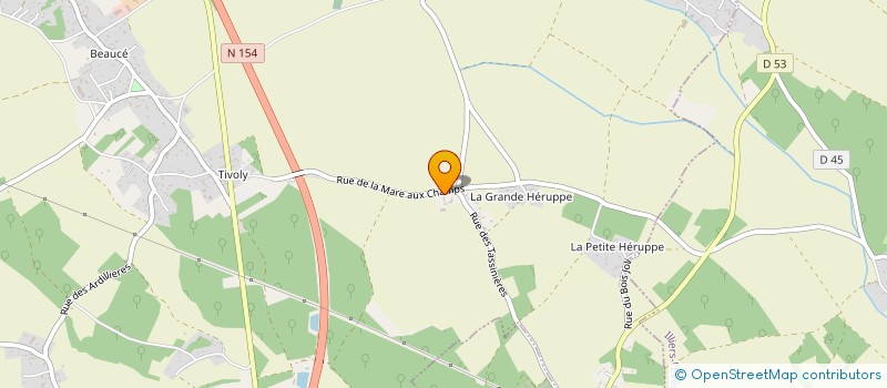 localisation de l'entreprise GFA DES ROUTILS  MARCILLY-LA-CAMPAGNE