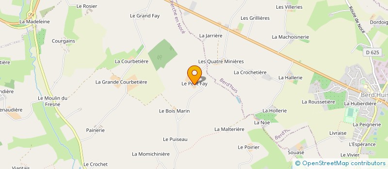 localisation de l'entreprise GFA DES RUISSEAUX à PERCHE-EN-NOCE