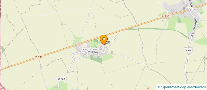 localisation de l'entreprise GFA DES SAULES  FREMICOURT