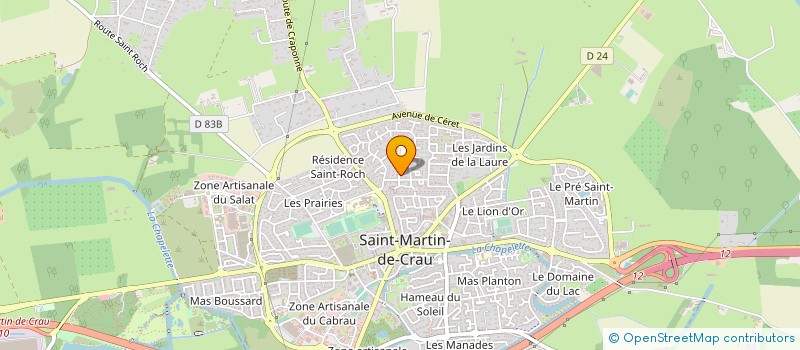localisation de l'entreprise GFA DES TAMARIS à SAINT MARTIN DE CRAU