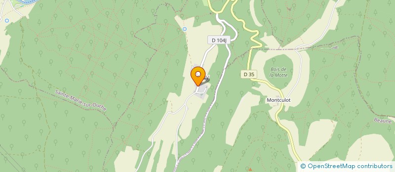 localisation de l'entreprise GFA DES TERRES CHARENTENAY D ARCEY  ARCEY