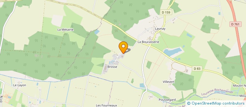 localisation de l'entreprise GFA DES TERRES ROUGES à LOURESSE-ROCHEMENIER