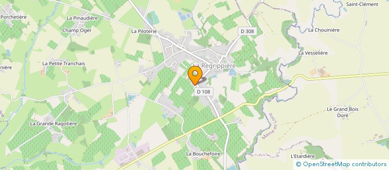 localisation de l'entreprise GFA DES TILLEULS  LA REGRIPPIERE