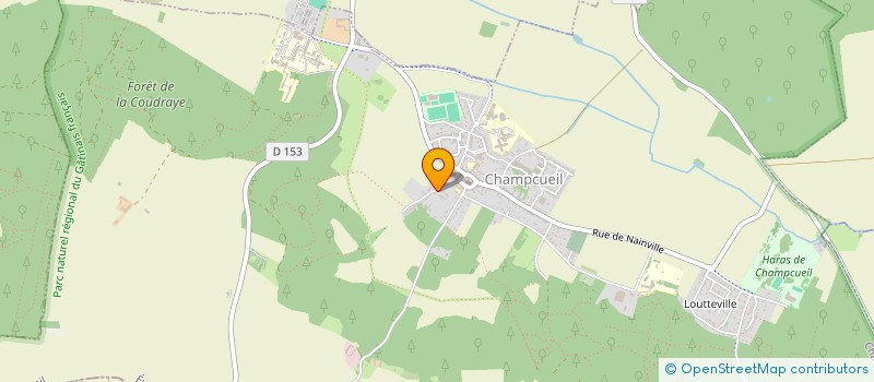 localisation de l'entreprise GFA DES TILLEULS à CHAMPCUEIL