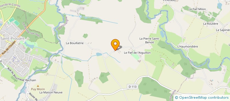 localisation de l'entreprise GFA DES TILLEULS  MONSIREIGNE