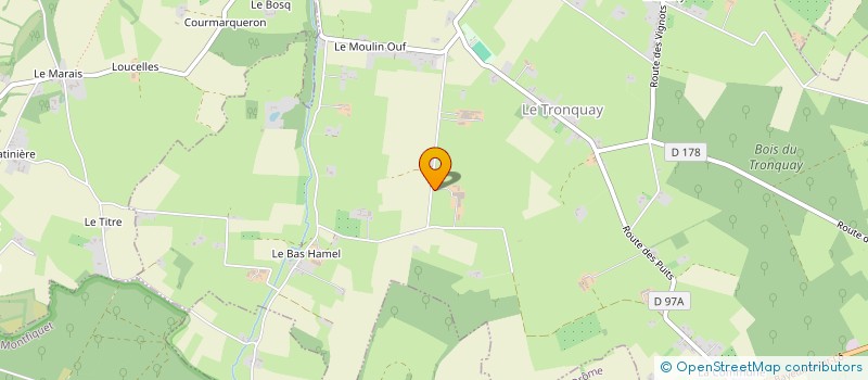 localisation de l'entreprise GFA DES TILLEULS  LE TRONQUAY