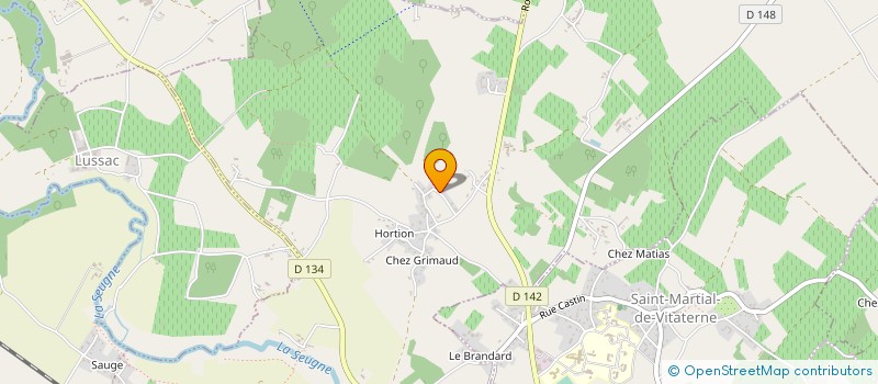 localisation de l'entreprise GFA DES TONNELLES  ALLAS-CHAMPAGNE