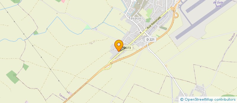 localisation de l'entreprise GFA DES TOPPES  TAVAUX