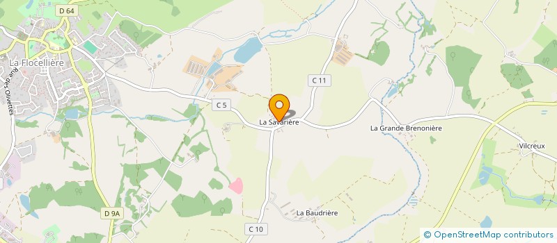 localisation de l'entreprise GFA DES TROIS FRERES  LA MEILLERAIE-TILLAY