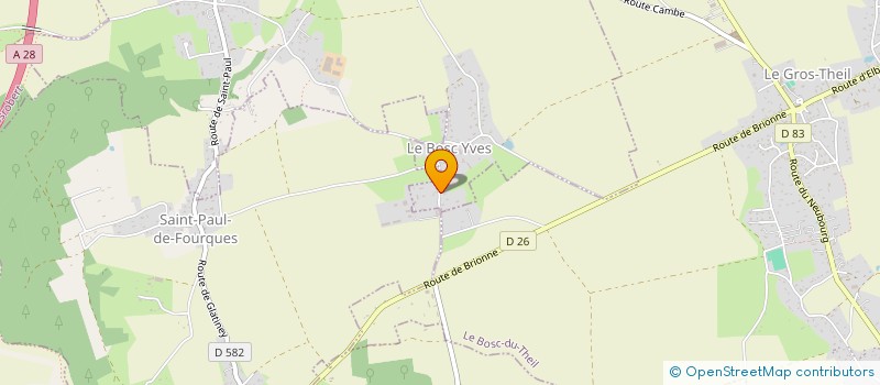 localisation de l'entreprise GFA DES TROIS PIERRES  SAINT-ELOI-DE-FOURQUES