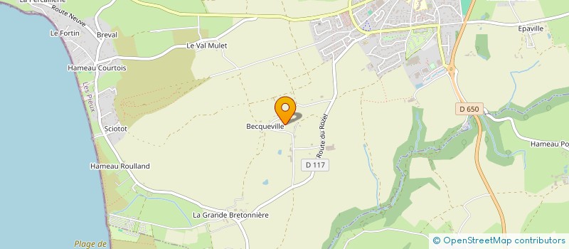 localisation de l'entreprise GFA DES TROIS VALLEES  LES PIEUX