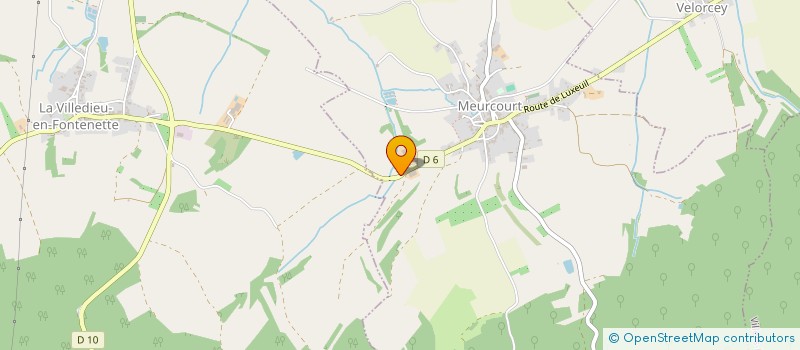 localisation de l'entreprise GFA DES TROIS VILLAGES  MEURCOURT