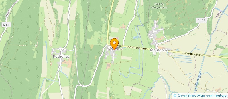 localisation de l'entreprise GFA DES VALLEES  BEFFIA