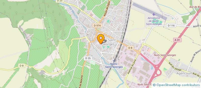 localisation de l'entreprise GFA DES VIGNERONDES à NUITS-SAINT-GEORGES