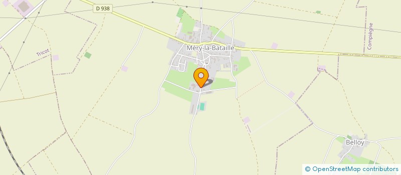 localisation de l'entreprise GFA DES VIGNETTES  MERY-LA-BATAILLE