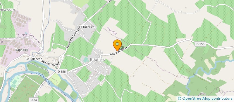 localisation de l'entreprise GFA DES VIGNOBLES CABANNE  SAINT-BRICE