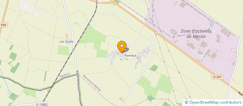 localisation de l'entreprise GFA DES VILLIERS  MONTREUIL-BELLAY