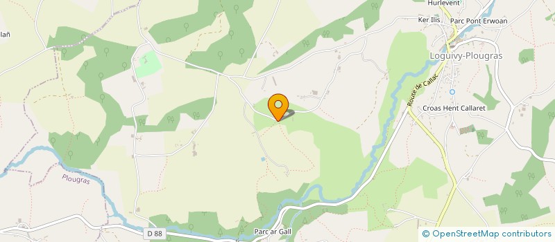 localisation de l'entreprise GFA DESJARS  PLOUGRAS