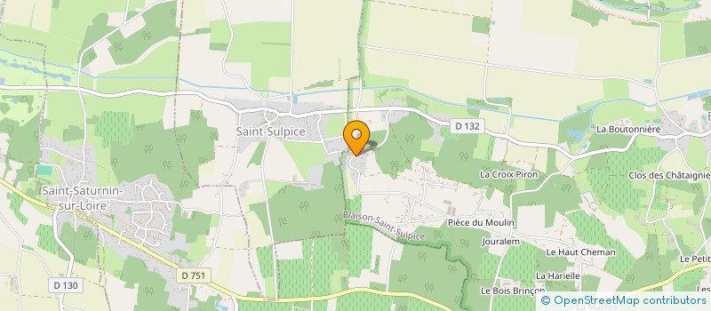 localisation de l'entreprise GFA DESMET  LES GARENNES SUR LOIRE