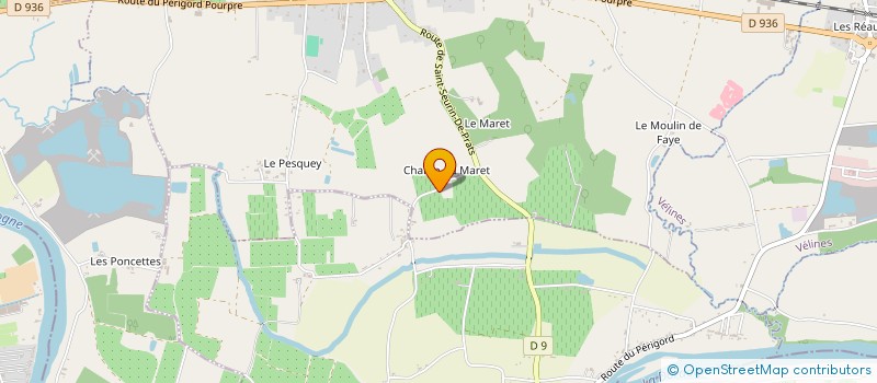 localisation de l'entreprise GFA DESNAUVES  LAMOTHE-MONTRAVEL