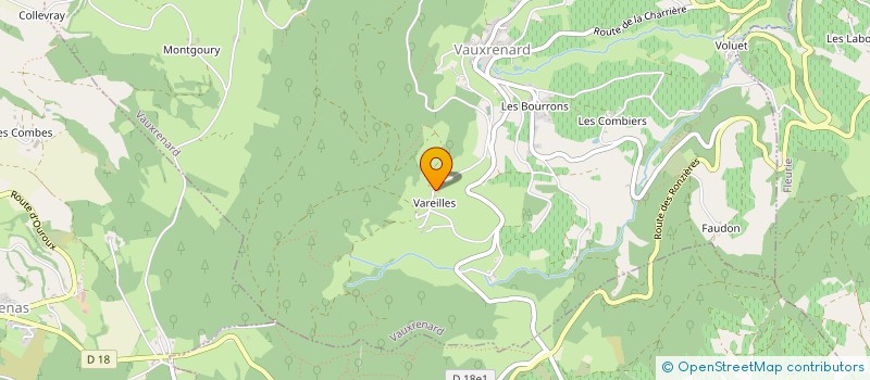 localisation de l'entreprise GFA DESPLACE  VAUXRENARD