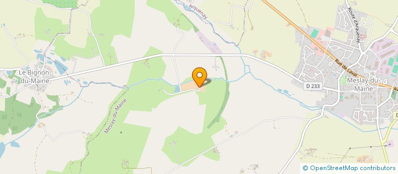 localisation de l'entreprise GFA DI-WAO  MESLAY-DU-MAINE