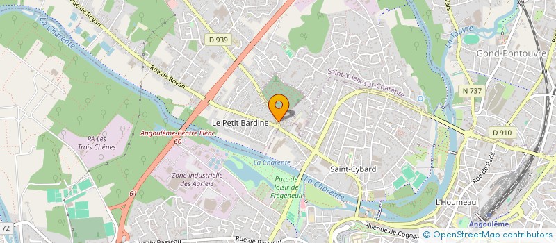 localisation de l'entreprise GFA DIDULE à ANGOULEME