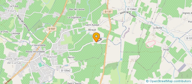 localisation de l'entreprise GFA DMV  MAZION