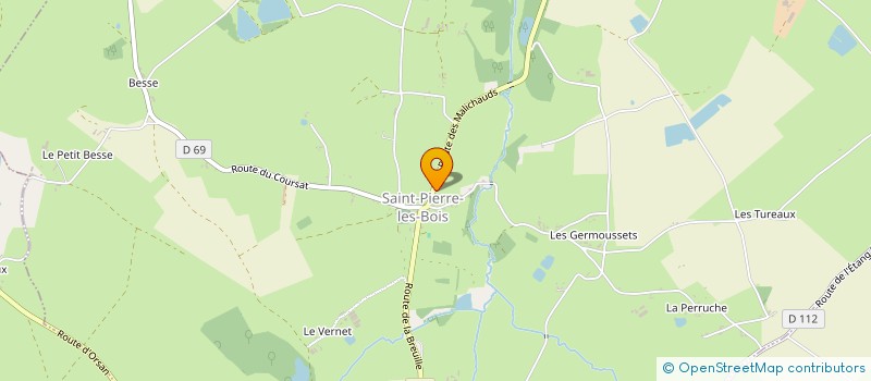 localisation de l'entreprise GFA DOAT  SAINT-PIERRE-LES-BOIS