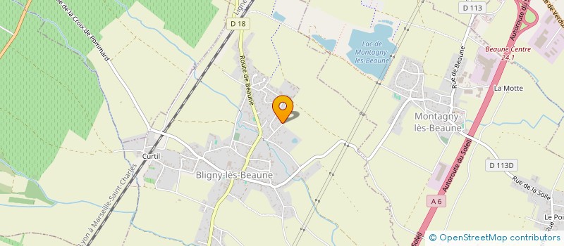 localisation de l'entreprise GFA DOMAINE BERNARD D ORGEVAL à BEAUNE