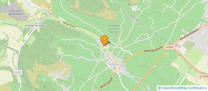 localisation de l'entreprise GFA DOMAINE BILLARD GONNET  POMMARD