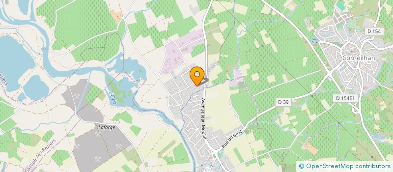 localisation de l'entreprise GFA DOMAINE BONAFE  CORNEILHAN