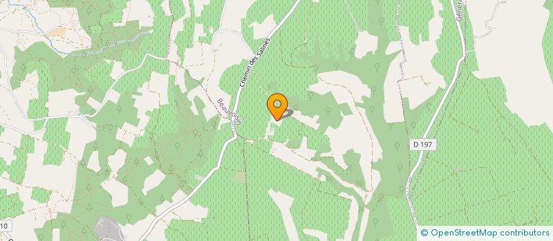 localisation de l'entreprise GFA DOMAINE COMBE ROUNIVE  BEAUVOISIN