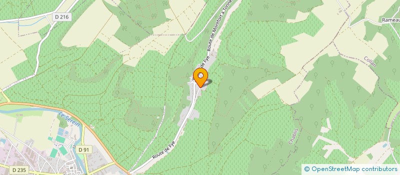 localisation de l'entreprise GFA DOMAINE DE BLANCHOT  CHABLIS