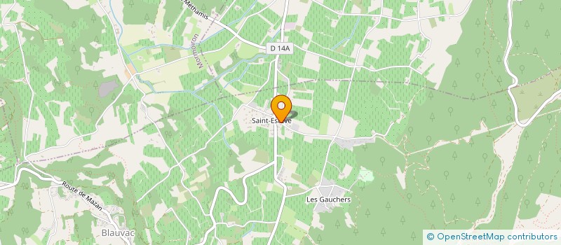 localisation de l'entreprise GFA DOMAINE DE BRAMEFAN  BLAUVAC