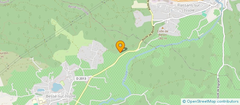 localisation de l'entreprise GFA DOMAINE DE CABASSON à BESSE-SUR-ISSOLE