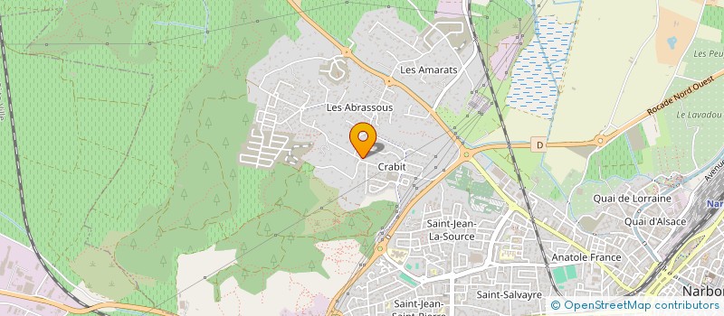 localisation de l'entreprise GFA DOMAINE DE CRABIT à NARBONNE