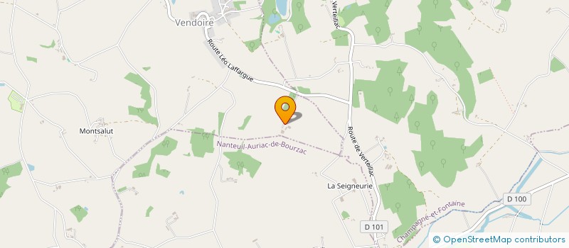localisation de l'entreprise GFA DOMAINE DE FAVEYROL à VENDOIRE