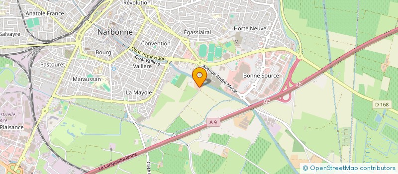 localisation de l'entreprise GFA DOMAINE DE FLEICH à NARBONNE