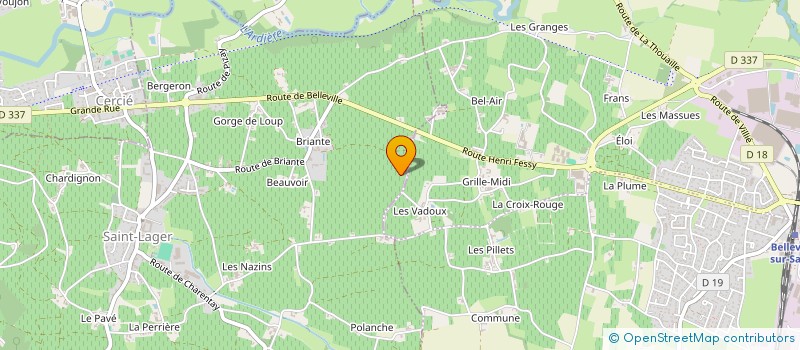 localisation de l'entreprise GFA DOMAINE DE FORT MICHON  SAINT-LAGER